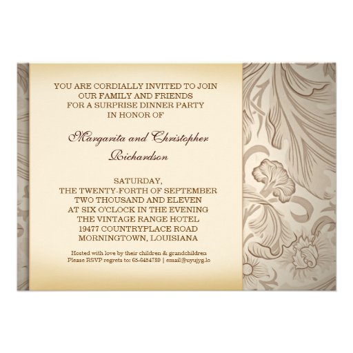 40th wedding anniversary photo invitations