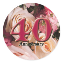 40thanniversary2 stickers by wedding_anniversary 40thanniversary2 stickers