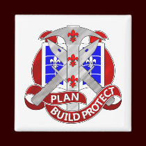 411th Engineer Brigade magnets