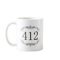 412 Area Code Coffee Mug