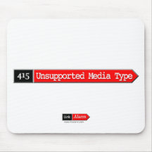 415 - Unsupported Media Type Mousepads