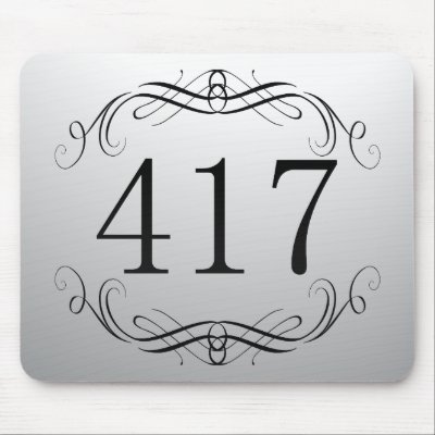 417 Area Code Mousepads by AreaCodes