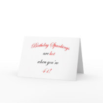 41 Birthday Spanking Cards