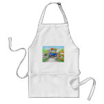 41. driving apron