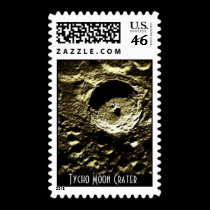 $.41 Meteorite Stamps - Tycho Moon Crater