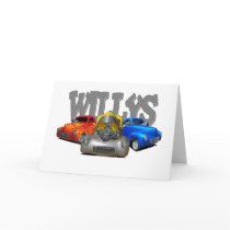 41 willys greeting cards