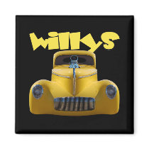 41 willys coupe refrigerator magnets