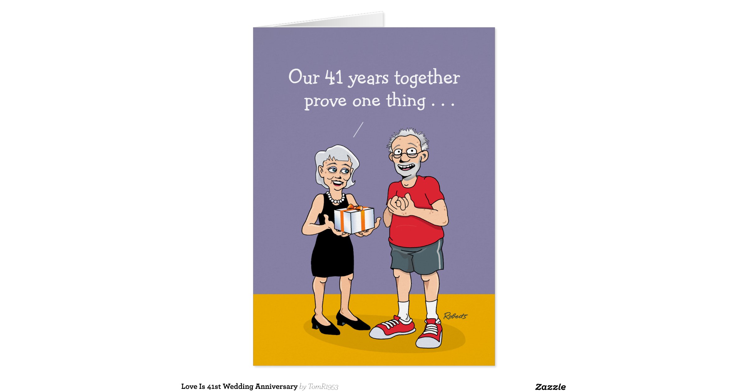 41st_wedding_anniversary_card_love_greeting_card