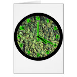 420 BUD Clock funny stoner buds chronic cannibus Card