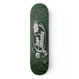 420 Green Skateboard skateboard