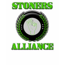420 Stoners Alliance girls stoner weed  shirt