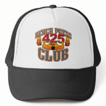 425 Club Bench Press Hat by Weightlifter_TShirts 425 Club Bench Press Hat