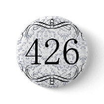 426 Area Code Pinback Button