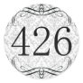 426 Area Code Round Sticker