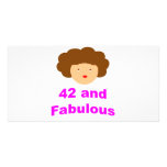 42 and Fabulous! Photo Card