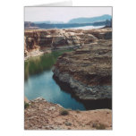 42. Blues & Greens, Lake Powell, Utah Greeting Card
