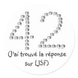 42, (I found the answer on LJSF) Round Stickers