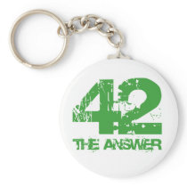 42 Is The Answer Keychain