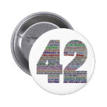42: Life the Universe and Everything Pinback Button