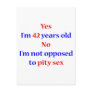 42 Pity Sex Postcards
