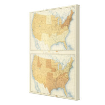 42 Wage earners, manufactures, agriculture Gallery Wrapped Canvas