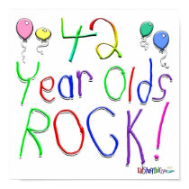 42 Year Olds Rock ! posters