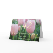 42nd birthday cards