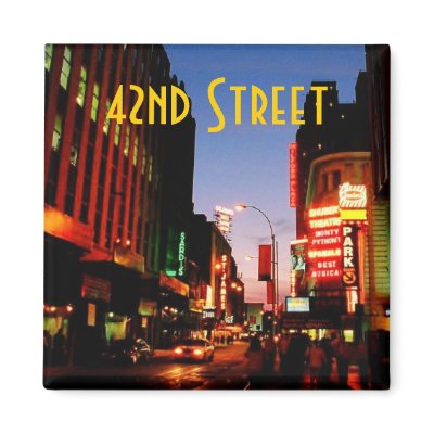 42nd Street Magnet by RickDouglas