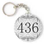 436 Area Code Key Chain