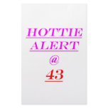 43 Hottie Alert Stationery Design