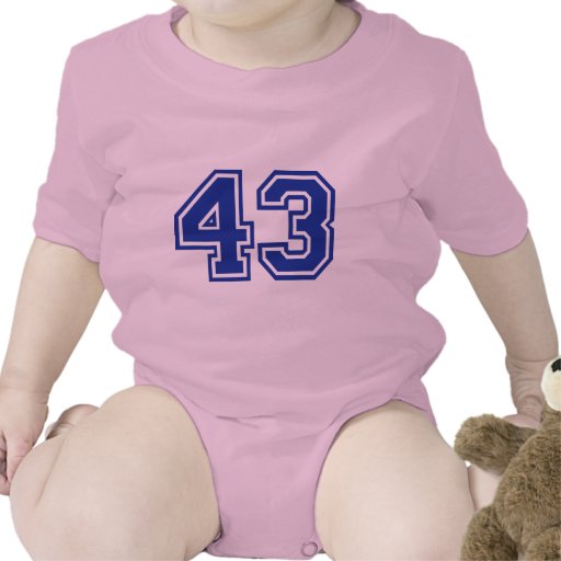 43 - number tshirt