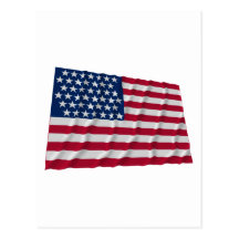 43-star flag post cards