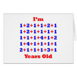 43 Years old! Card