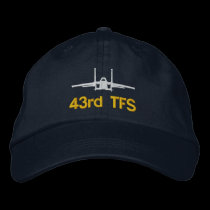 43rd TFS F-15 Golf Hat embroidered hats