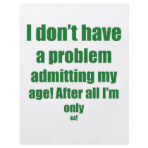 44 Admit my age Flyer Design