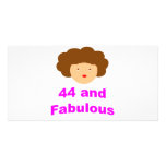44 and Fabulous! Customized Photo Card
