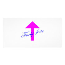44 Arrow Personalized Photo Card