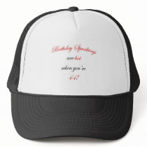44 Birthday Spanking Mesh Hat