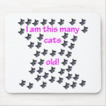 44 Cat Heads Old Mousepads