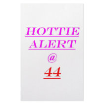 44 Hottie Alert Stationery Design