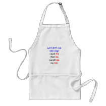 44  Let's cut the crap Apron