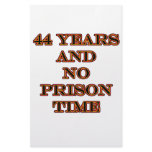 44 No prison time Personalized Stationery