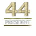 44 President - Embroidered Shirt embroidered shirts by OutOfLimits 44 President - Embroidered Shirt embroidered shirts