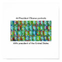 44 President Obama portraits posters by Purposemania 44 President Obama portraits posters