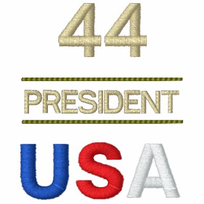 44 President USA - Embroidered Shirt by OutOfLimits