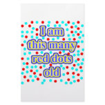 44 Red Dots Old Stationery Paper