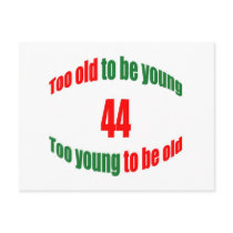 44 Too Old Postcards