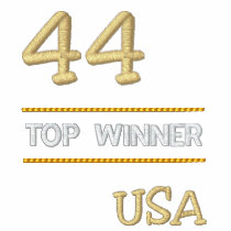 44 - Top Winner - USA - Embroidered... embroidered shirts by OutOfLimits 44 - Top Winner - USA - Embroidered... embroidered shirts