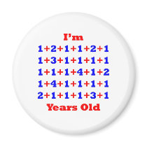 44 Years old! Refrigerator Magnets