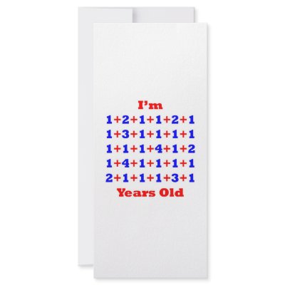 44 Years old! Customized Rack Card by oddballbirthdays3